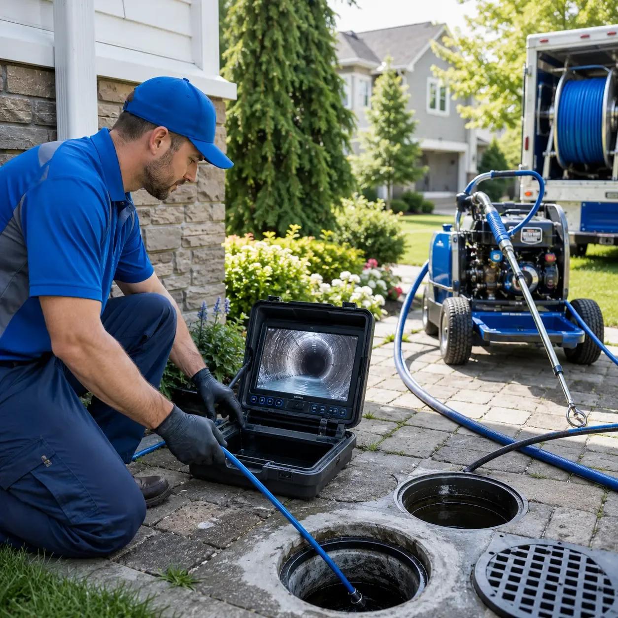 Outdoor drain cleaning professionals serving Lexington, TN